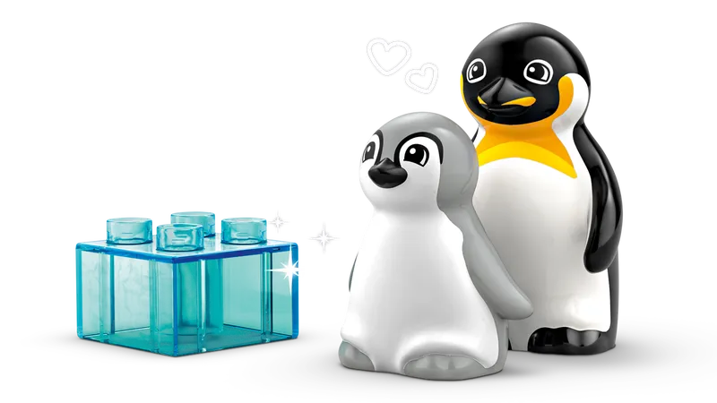 Wild Animal Families: Penguins & Lions