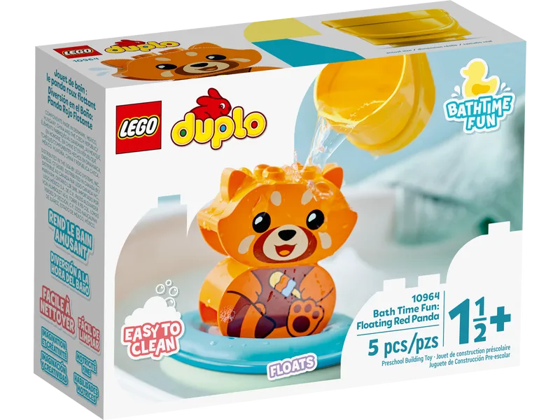 Bath Time Fun: Floating Red Panda
