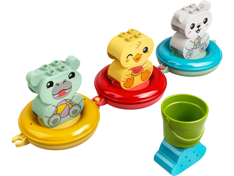 Bath Time Fun: Floating Animal Train