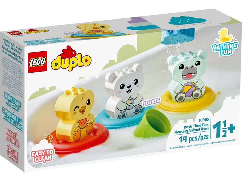 Bath Time Fun: Floating Animal Train