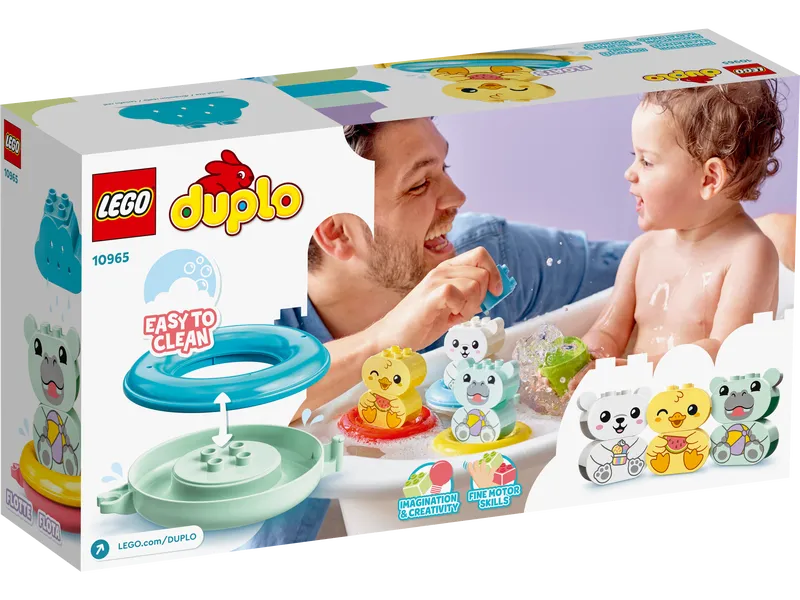 Bath Time Fun: Floating Animal Train