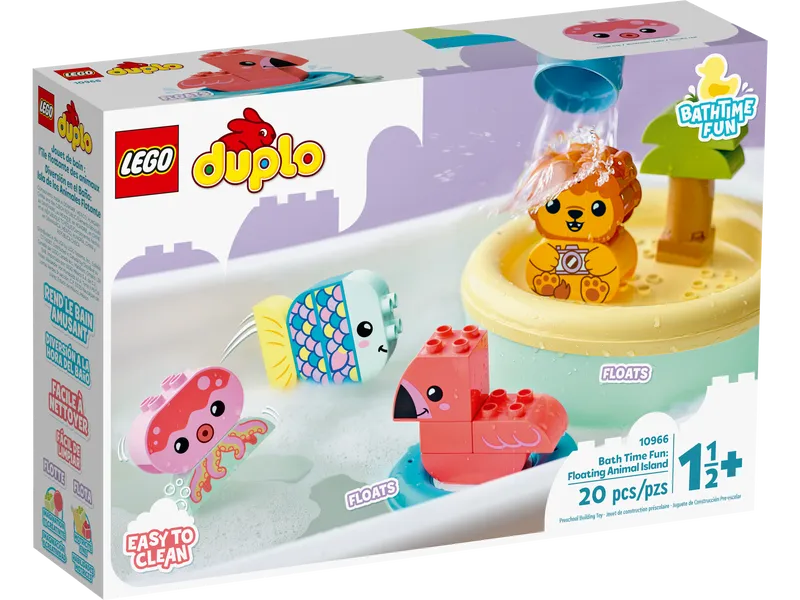Bath Time Fun: Floating Animal Island