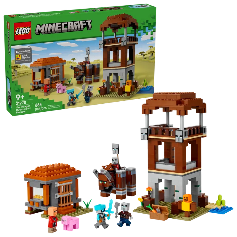 The Pillager Outpost and Ravager