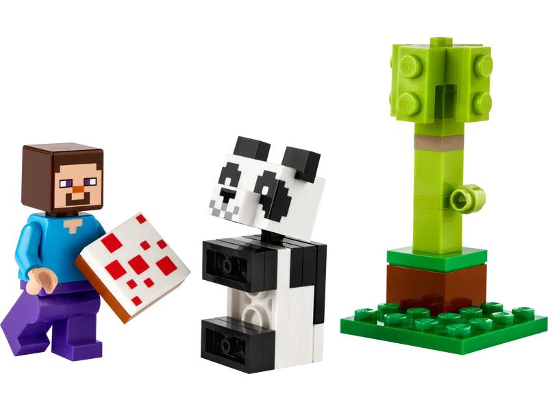 Steve and Baby Panda