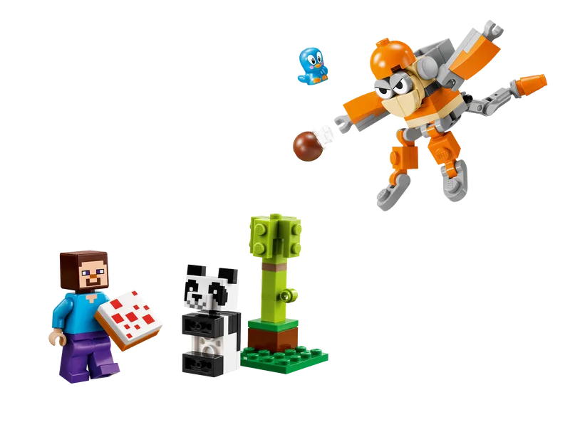 Steve and Baby Panda