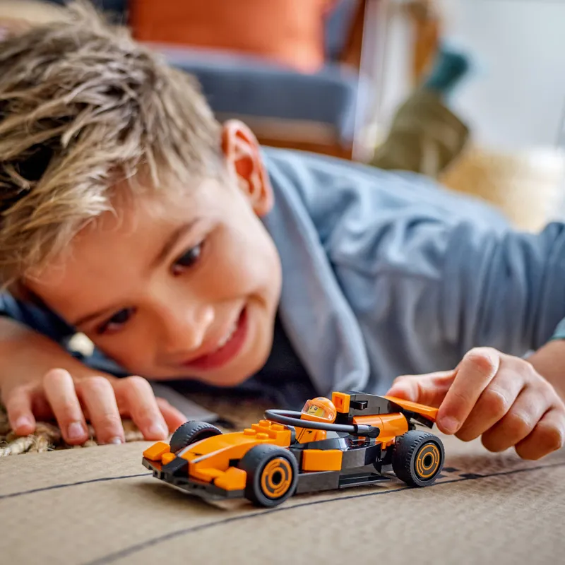 F1 Driver with McLaren Race Car