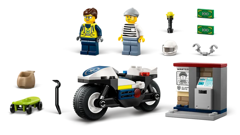 Police Motorcycle chase