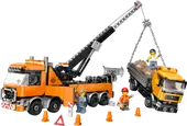 Heavy-Duty Recovery Tow Truck with Crane